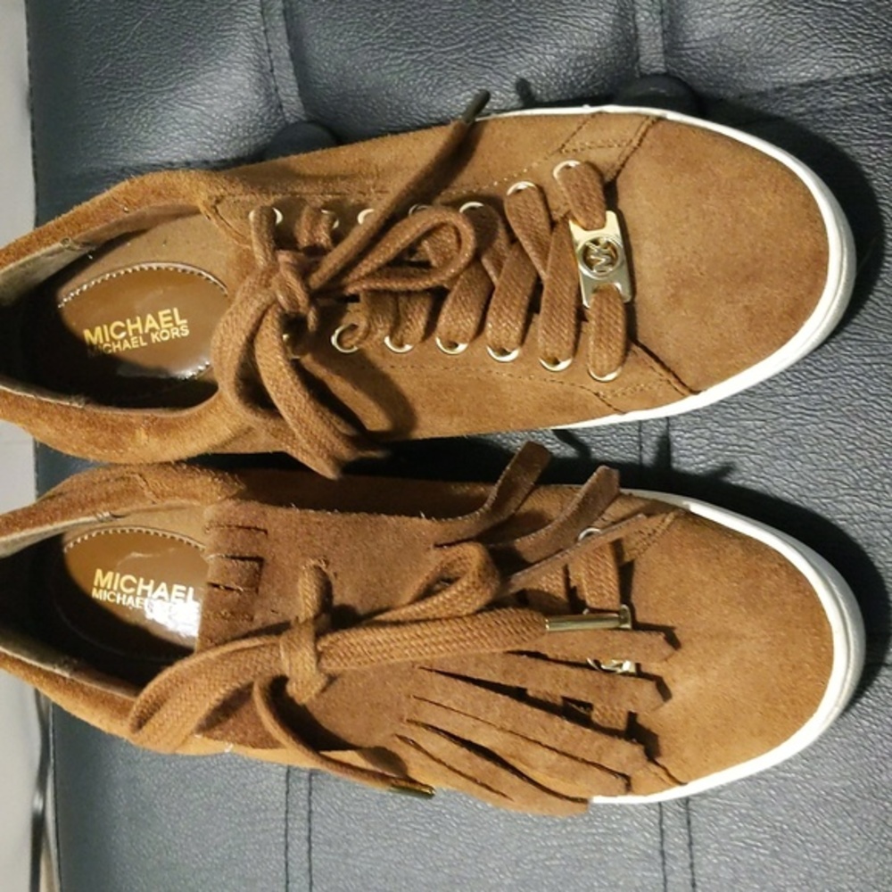 Michael Kors Keaton Kiltie sneakers with removable fringe